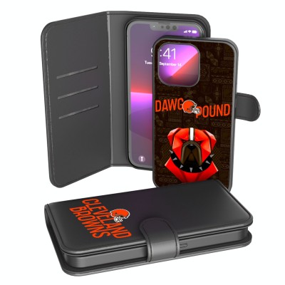 Cleveland Browns Keyscaper Black iPhone Wallet Case