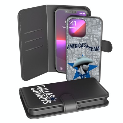 Dallas Cowboys Keyscaper Black iPhone Wallet Case