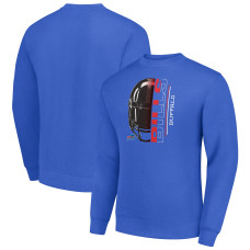 Свитшот Buffalo Bills Starter Royal Half Helmet Team Graphic Tri-Blend Fleece Pullover