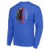 Свитшот Buffalo Bills Starter Royal Half Helmet Team Graphic Tri-Blend Fleece Pullover