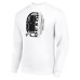 Свитшот Chicago Bears Starter White Half Helmet Team Graphic Tri-Blend Fleece Pullover