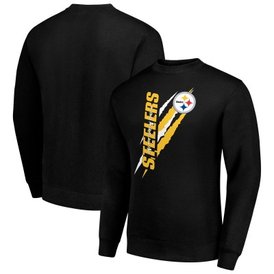 Кофта Pittsburgh Steelers Starter Black Color Scratch Team Graphic Fleece