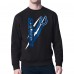 Indianapolis Colts Starter Black Color Scratch Team Graphic Fleece Pullover Sweatshirt