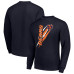 Свитшот Chicago Bears Starter Navy Color Scratch Team Graphic Fleece Pullover