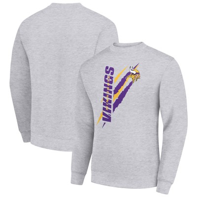 Кофта Minnesota Vikings Starter Color Scratch Team Graphic Fleece - Heather Gray