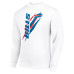 Свитшот Buffalo Bills Starter White Color Scratch Team Graphic Fleece Pullover
