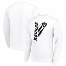 Кофта Las Vegas Raiders Starter Color Scratch Team Graphic Fleece - White