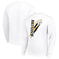 Кофта Pittsburgh Steelers Starter White Color Scratch Team Graphic Fleece