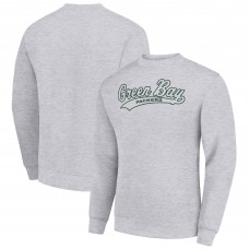 Кофта Green Bay Packers Starter Heather Gray Tailsweep Team Graphic Tri-Blend Fleece