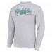 Кофта Philadelphia Eagles Starter Tailsweep Team Graphic Tri-Blend Fleece - Heather Gray
