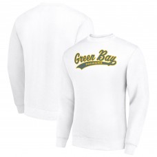 Кофта Green Bay Packers Starter White Tailsweep Team Graphic Tri-Blend Fleece