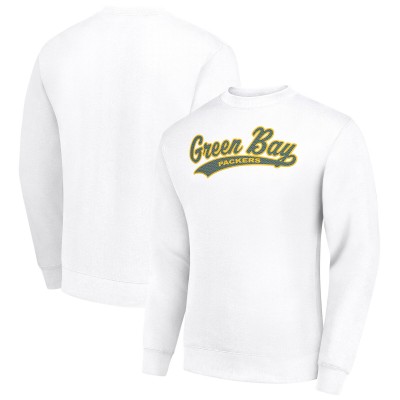 Кофта Green Bay Packers Starter White Tailsweep Team Graphic Tri-Blend Fleece