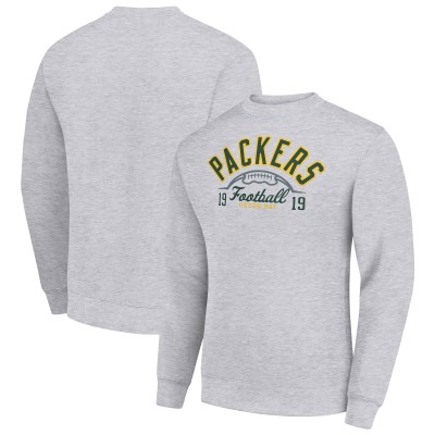 Кофта Green Bay Packers Starter Half Ball Team Graphic Tri-Blend Fleece - Heather Gray
