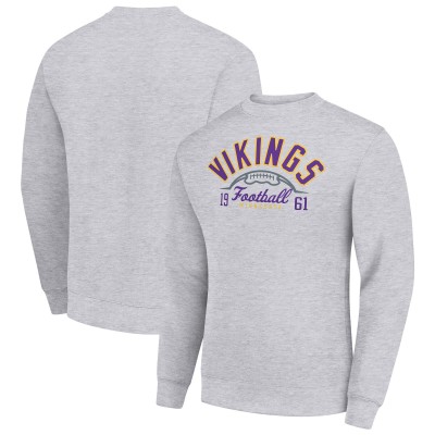 Кофта Minnesota Vikings Starter Half Ball Team Graphic Tri-Blend Fleece - Heather Gray