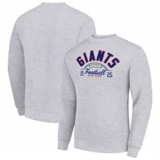 Кофта New York Giants Starter Half Ball Team Graphic Tri-Blend Fleece - Heather Gray