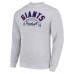 Кофта New York Giants Starter Half Ball Team Graphic Tri-Blend Fleece - Heather Gray