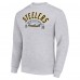 Кофта Pittsburgh Steelers Starter Half Ball Team Graphic Tri-Blend Fleece - Heather Gray