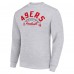 Кофта San Francisco 49ers Starter Half Ball Team Graphic Tri-Blend Fleece - Heather Gray