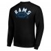 Кофта Los Angeles Rams Starter Half Ball Team Graphic Tri-Blend Fleece - Black