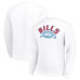 Свитшот Buffalo Bills Starter White Half Ball Team Graphic Tri-Blend Fleece Pullover Свитшот Buffalo Bills Starter White Half Ball Team Graphic Tri-Blend Fleece Pullover