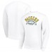 Кофта Green Bay Packers Starter White Half Ball Team Graphic Tri-Blend Fleece