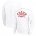 Кофта San Francisco 49ers Starter Half Ball Team Graphic Tri-Blend Fleece - White