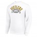 Кофта Pittsburgh Steelers Starter White Half Ball Team Graphic Tri-Blend Fleece