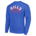 Свитшот Buffalo Bills Starter Royal Half Ball Team Graphic Tri-Blend Fleece Pullover