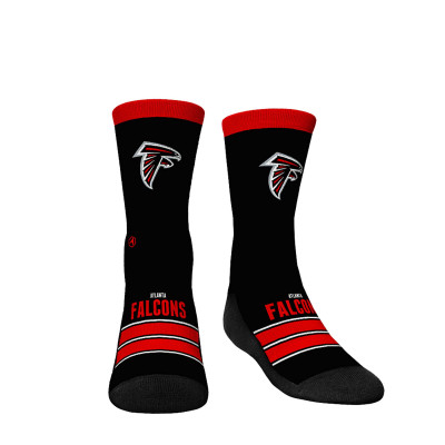 Детские носки Atlanta Falcons Rock Em Gametime Stripe Crew