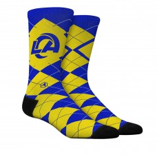 Los Angeles Rams Rock Em Socks Unisex Argyle Knitted Dress Socks Los Angeles Rams Rock Em Socks Unisex Argyle Knitted Dress Socks