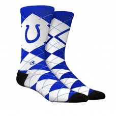 Unisex Indianapolis Colts Rock Em Socks Argyle Knitted Dress Socks