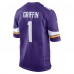 Игровая джерси Shaquill Griffin Minnesota Vikings Nike Team Game -  Purple