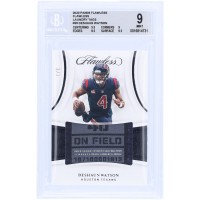 Deshaun Watson Houston Texans 2020 Panini Flawless Laundry Tag Relic #SSL-DWA #3/3 BGS Authenticated 9 Card - 9.5,9,8.5,9.5 Subgrades