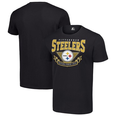Футболка Pittsburgh Steelers Starter 80s Inspired Team Logo - Black