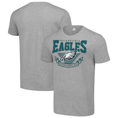 Футболка Philadelphia Eagles Starter 80s Inspired Team Logo - Heather Gray
