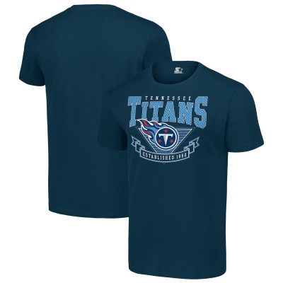 Футболка Tennessee Titans Starter 80s Inspired Team Logo - Navy