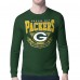 Футболка с длинным рукавом Green Bay Packers Starter Olive 80s Inspired Team Logo