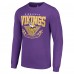 Футболка с длинным рукавом Minnesota Vikings Starter 80s Inspired Team Logo - Purple