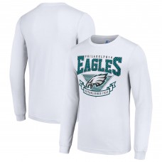 Футболка с длинным рукавом Philadelphia Eagles Starter 80s Inspired Team Logo - White