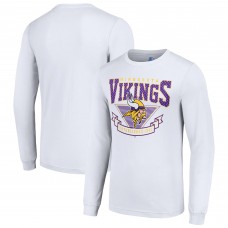 Футболка с длинным рукавом Minnesota Vikings Starter 80s Inspired Team Logo - White