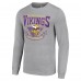 Футболка с длинным рукавом Minnesota Vikings Starter 80s Inspired Team Logo - Heather Gray