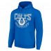 Indianapolis Colts Starter Royal ‘80s Inspired Pullover Hoodie