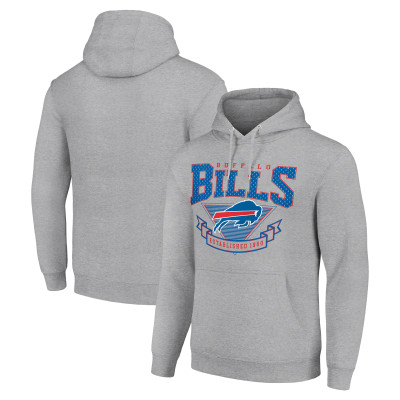 Толстовка Buffalo Bills Starter Heather Gray ‘80s Inspired