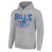 Толстовка Buffalo Bills Starter Heather Gray ‘80s Inspired
