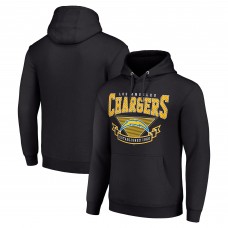 Los Angeles Chargers Starter Black ‘80s Inspired Pullover Hoodie