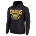 Los Angeles Chargers Starter Black ‘80s Inspired Pullover Hoodie