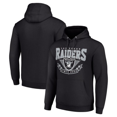 Las Vegas Raiders Starter Black ‘80s Inspired Pullover Hoodie