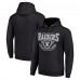 Las Vegas Raiders Starter Black ‘80s Inspired Pullover Hoodie