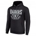 Las Vegas Raiders Starter Black ‘80s Inspired Pullover Hoodie