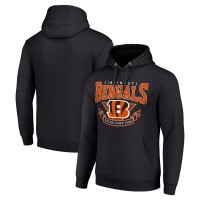 Cincinnati Bengals Starter Black ‘80s Inspired Pullover Hoodie